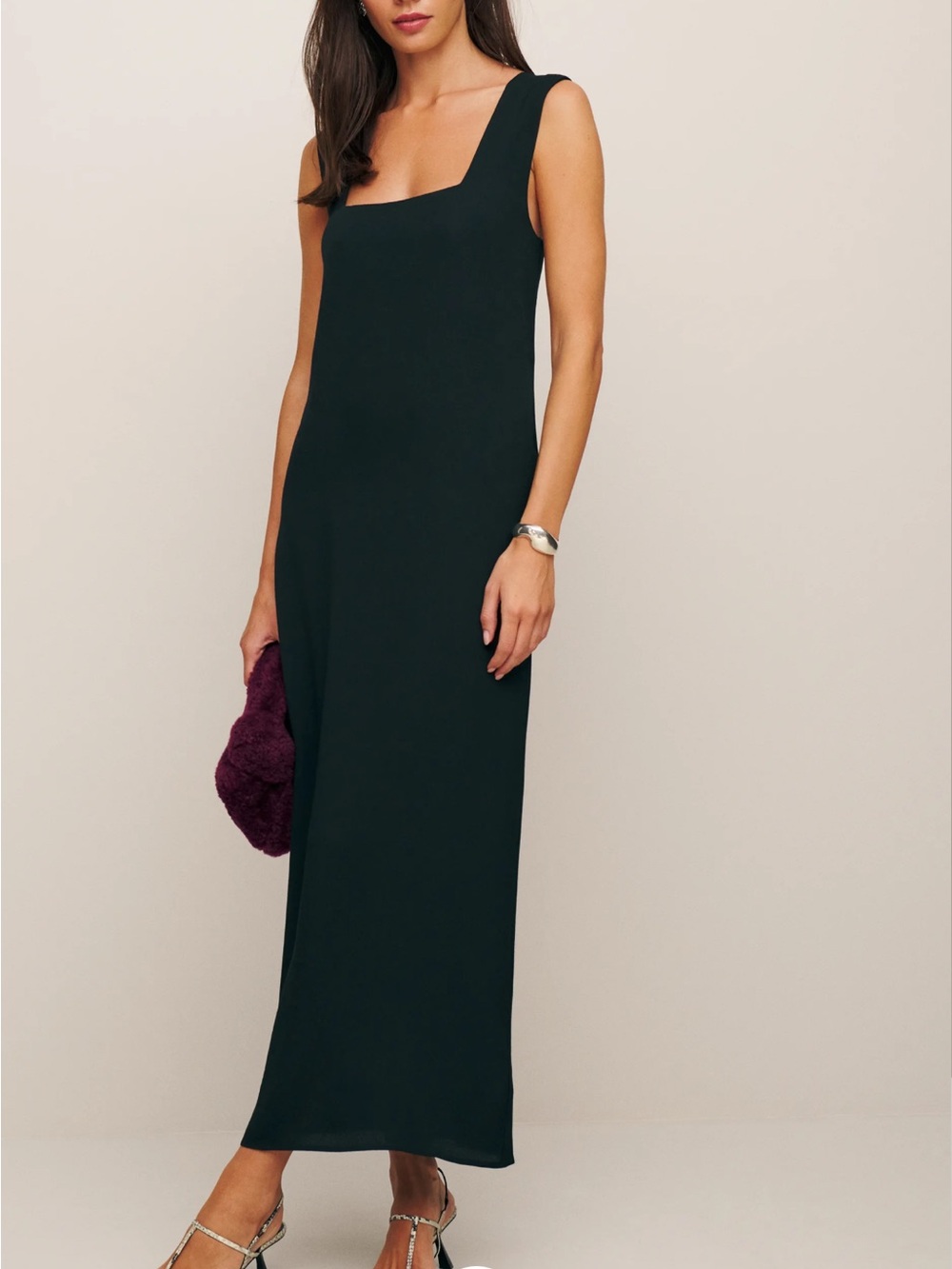 Reformation Vea Maxi Dress in Black